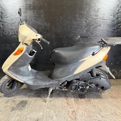 ★支払総額7.8万円★定休日なし！いつでも現車確認可能です！ スズキ アドレスV125 ベージュ CF4EA 人気のV125！ ４ストインジェクション！ 集中キー！ サイスタ付き！ フロントディスクブレーキ！の画像