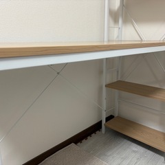 中古　デスクラック　机　テーブル　アイリスオーヤマ　の画像