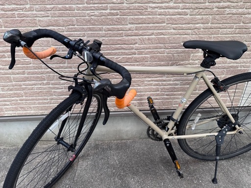 【引き取り限定】レユニオンクロスバイクロードバイク 自転車【空気入れライト付き】
