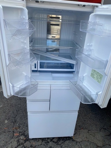 NO B684?福岡市内配送設置無料✨?SJ-AF50F-W 冷蔵庫 プラズマクラスター冷蔵庫 グラデーションホワイト [502L /