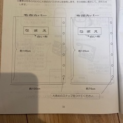 保育園　シーツセットの画像