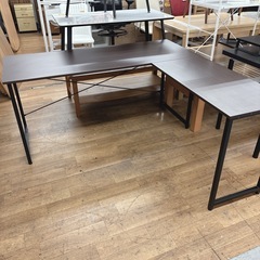 I741 🌈 美品♪ サンワダイレクト L字型パソコンデスク ⭐ クリーニング済の画像