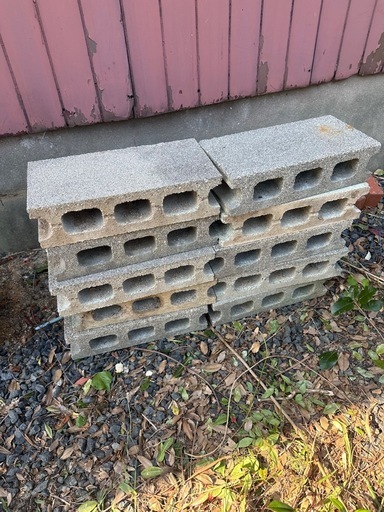 コンクリートブロック42個