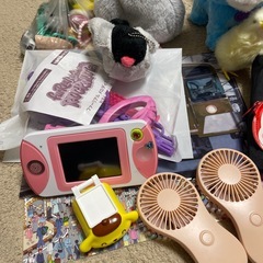 おもちゃ こどもちゃれんじハンディ扇風機ぬいぐるみバックの画像
