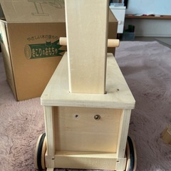 きこりのおもちゃ 木製ぶろっくバス 天然木 ベルニコ 木のおもちゃ 遊具の画像