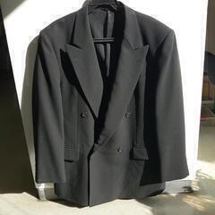 🈹⛔2/10(火)まで受付【中古・礼服 喪服 夏用 L＆LLサイズ 委託品】フォーマルスーツ+パンツ(アジャスト付き)の画像