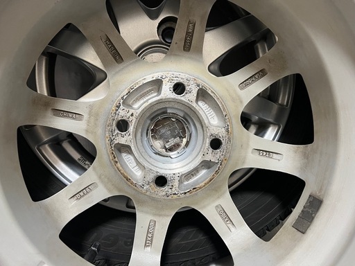 155/65R13 73Q  ヨコハマ国産 ホイル付き　中古4本　13インチ4J+45  軽自動車用