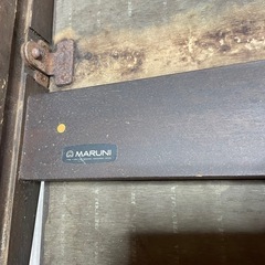 マルニ製　アンティーク　ダイニングテーブル、チェア5脚セットの画像