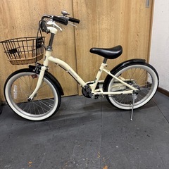 中古車　幼児用　イノベーションファクトリー　18インチ　アイボリー　美品の画像