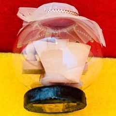 縁起物 七福神 宝船 ガラスケース 置物 長崎県 お土産 昭和レトロ 伝統工芸品の画像