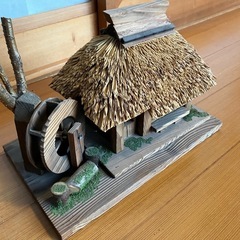 古民家 水車小屋 インテリア オブジェ 置物の画像