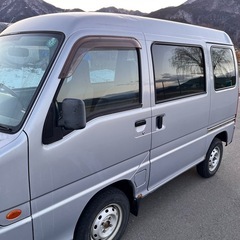 サンバーバン トランスポーター  MT 4WD 乗って帰れます　タイベル交換歴有り　スバル 車検2年付 軽バン の画像