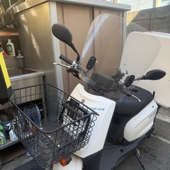 ヤマハGEAR  スクリーン　前カゴ　デリバリーボックスの画像