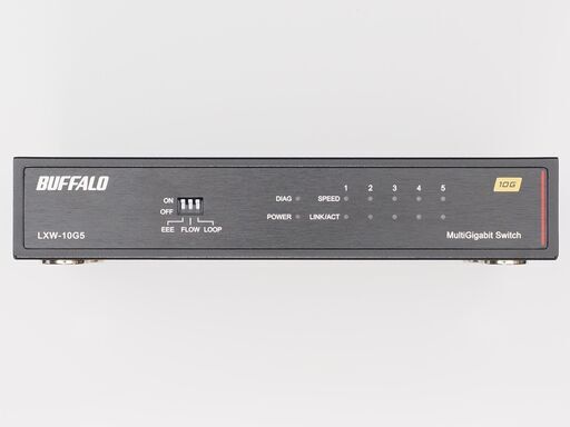 BUFFALO 10Gスイッチングハブ LXW-10G5
