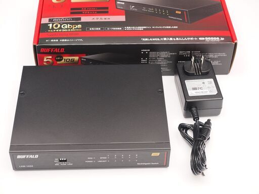 BUFFALO 10Gスイッチングハブ LXW-10G5