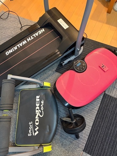 【譲渡先決定】ダイエットマシンセット　運動器具