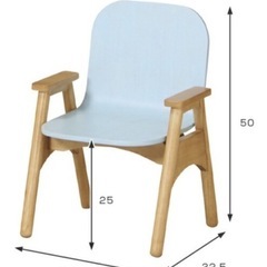 キッズチェア 1脚の画像