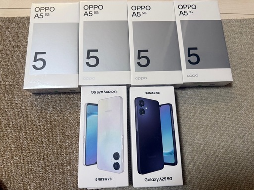 新品未使用SIMFREEスマートフォン端末6台各二万円