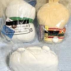 ［新品未開封］ちいかわ ぬいぐるみ2体･リバーシブルクッションの画像