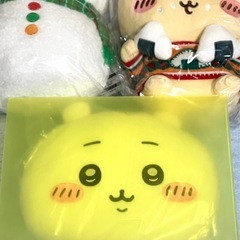 ［新品未開封］ちいかわ ぬいぐるみ2体･リバーシブルクッションの画像