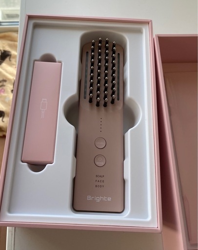限定ピンク ブラシ型美顔器「ELEKI BRUSH+（エレキブラシプラス）   