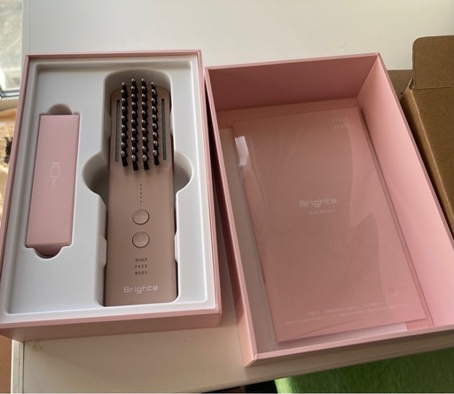 限定ピンク ブラシ型美顔器「ELEKI BRUSH+（エレキブラシプラス）   
