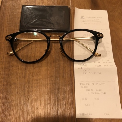 クロムハーツ メガネ FANX HUNE