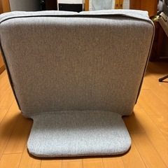 カバーが洗える背もたれいす　F-Lepoco  グレー　　　　の画像