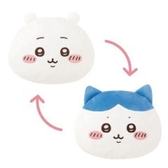 ［新品未開封］ちいかわ ぬいぐるみ2体･リバーシブルクッションの画像