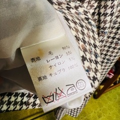 【あげます】レリアンLeilian千鳥格子柄セットアップ【無料】の画像
