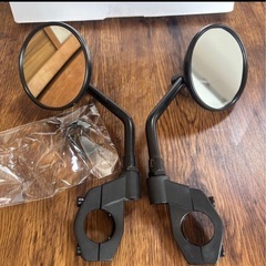 レブル250 ハンドルクランプミラー　左右セット　22.2〜25.4πの画像