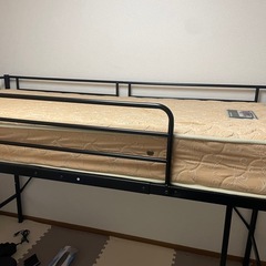 ロフト型シングルベッドフレームの画像