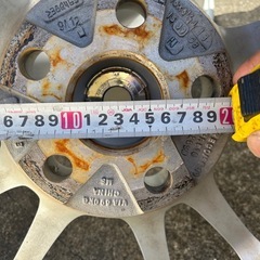 16インチブリヂストン製アルミホイール4本 の画像