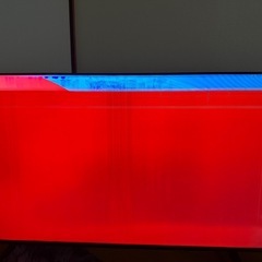 アイリスオーヤマ 50V型 4Kディスプレイ／通電OK・画面不良あり(ジャンク)の画像