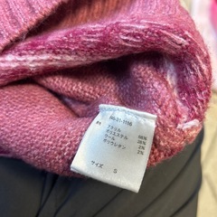 新品未使用パープル ニットセーター サイズSの画像