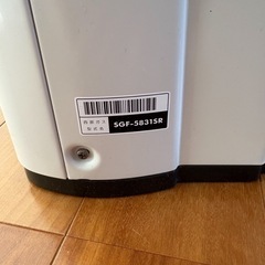 【お譲り先決定】（動作不安定）ガスファンヒーター SGF-5831SRの画像