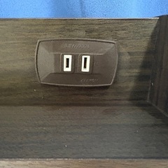 ニトリ セミダブルベッドフレーム（ジオチェスト）大容量収納・コンセント付【定価約5万円】の画像