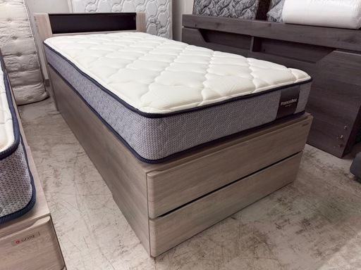 【愛品館 江戸川店 】Ｆrancebed ＆GRANZ 引き出し付き シングルベッド（フランスベッド＆グランツ）