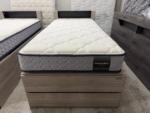 【愛品館 江戸川店 】Ｆrancebed ＆GRANZ 引き出し付き シングルベッド（フランスベッド＆グランツ）