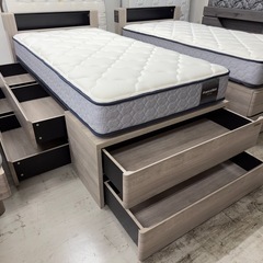 【愛品館 江戸川店 】 引き出し付き シングルベッド Ｆrancebed ＆GRANZ（フランスベッド＆グランツ）の画像