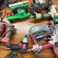 お得‼️電動工具など まとめ売り！ ドリル ドライバー カンナ エアー工具の画像