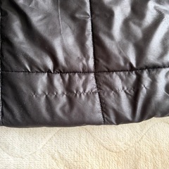 【レディースM〜L】黒ダウンジャケット／フード取り外し可／防寒◎の画像