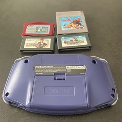 ゲームボーイアドバンス　ソフト付きの画像