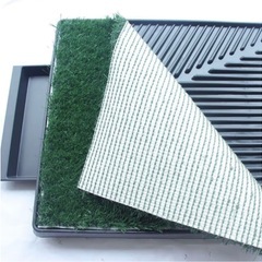犬トイレ65x53x8cm （トレイ＋芝生2点）の画像
