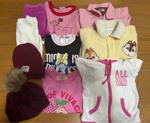 女の子冬服90サイズ10点セット (ラーラ) おもろまちのキッズ用品《子供