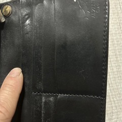 セール ALZUN アルズニ シャックスキン　サメ革　本革長財布 バイカーズウォレット　ライダースウォレット　トリプルコンチョ　チェーンの画像