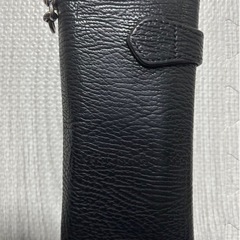 セール ALZUN アルズニ シャックスキン　サメ革　本革長財布 バイカーズウォレット　ライダースウォレット　トリプルコンチョ　チェーンの画像