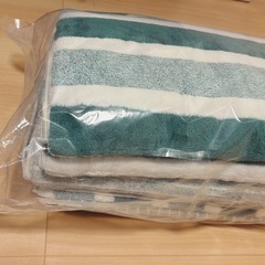 【まとめ割あり】【新品】バスルームタオルセット（6枚入り）：の画像