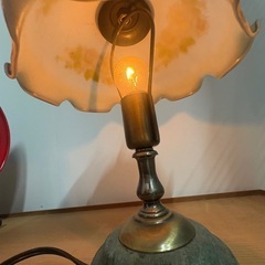 🌸✨花柄 陶器シェード テーブルランプ✨🌸の画像