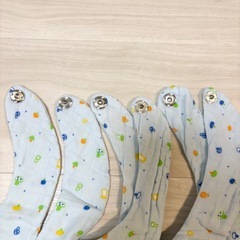 ハンドメイド 中古 スタイ よだれかけ 大判 小判 まとめ売り 7枚の画像